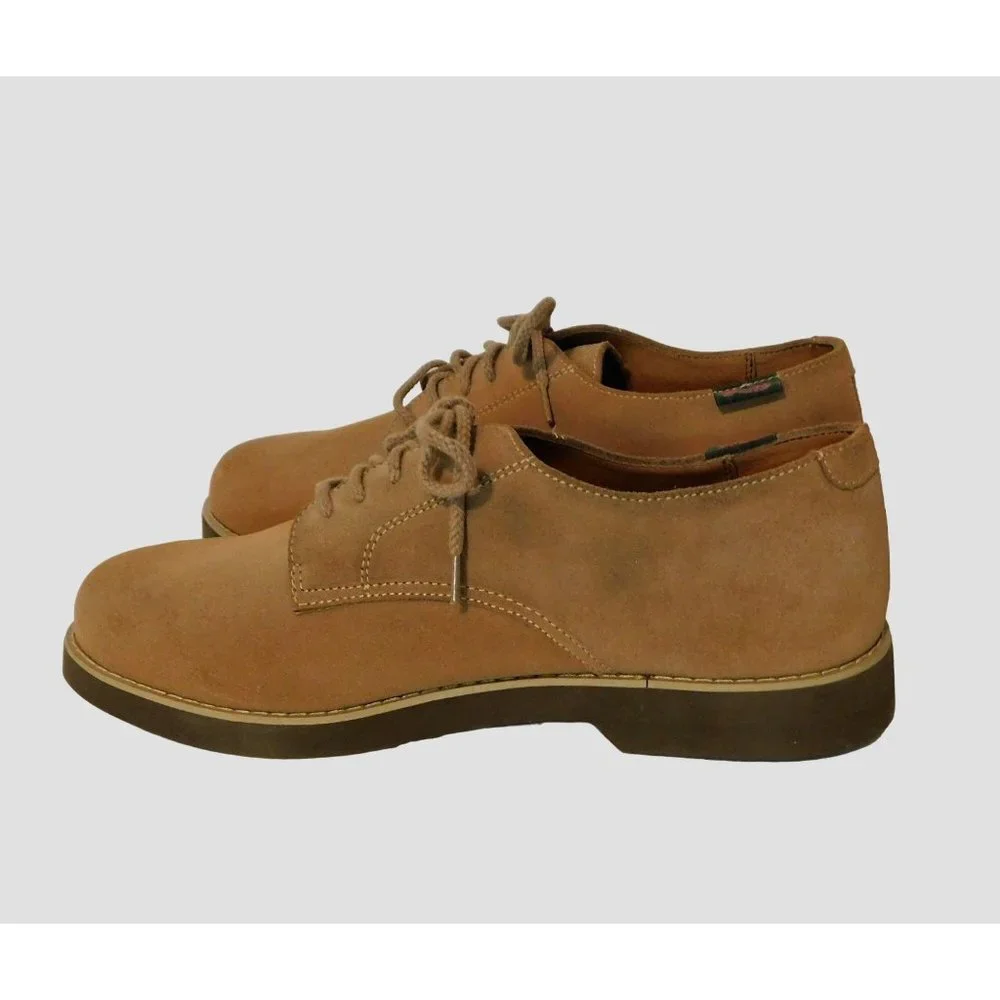 G H Bass Mens Shoes Suede Leather Oxford Ties Tan 10M